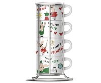 Набор Bialetti для капучино Италия набор из 4 кружек