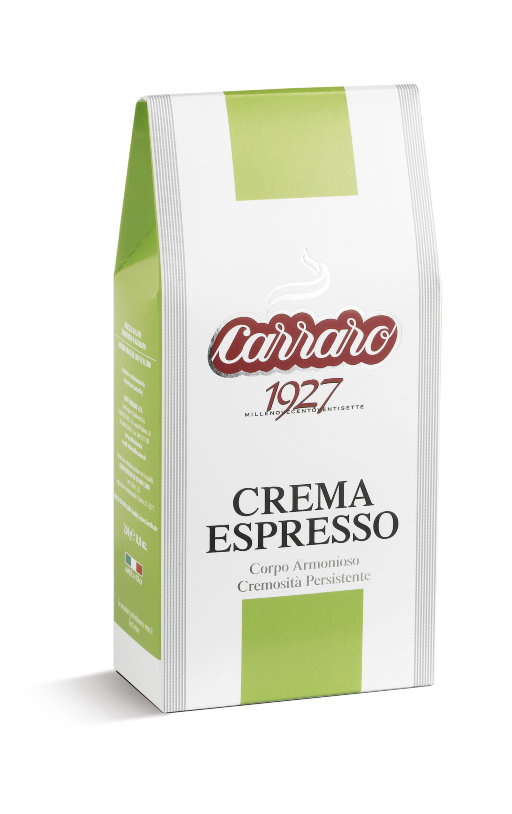 Кофе молотый Carraro Crema Espresso пачка картон 250гр