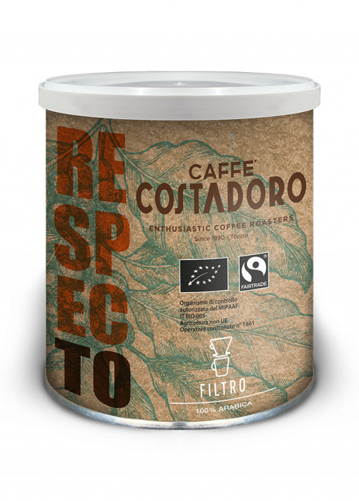 Кофе молотый Costadoro Respecto Filtro банка 250гр