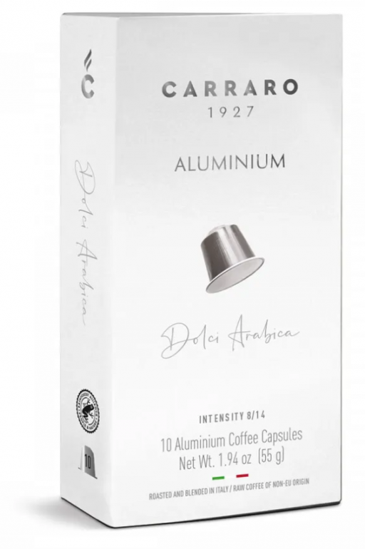 Кофе в капсулах Carraro Dolci Arabica Alu стандарт Nespresso - 10шт