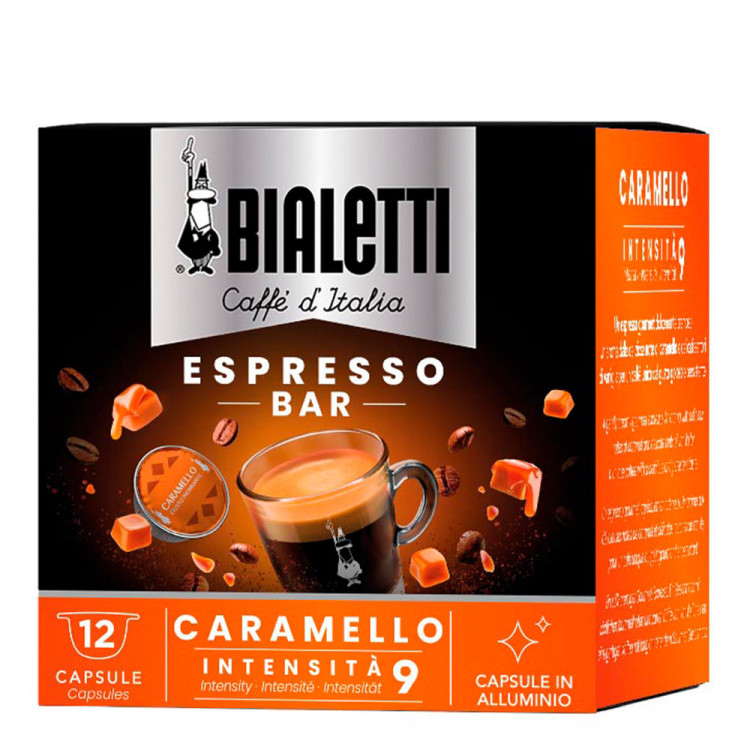 Кофе Bialetti Caramello в капсулах для кофемашин Bialetti, 12 шт