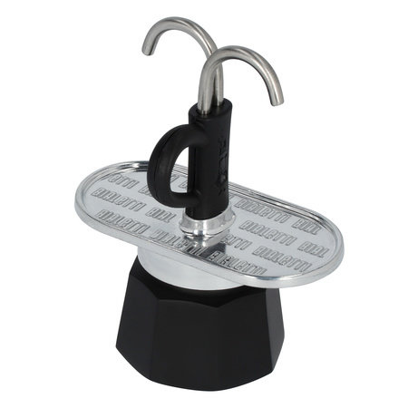 Гейзерная кофеварка Bialetti Mini Express (Мини Экспресс) black 2 порции (без чашек)