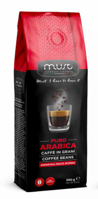 Кофе в зернах Must Pure Arabica 500гр