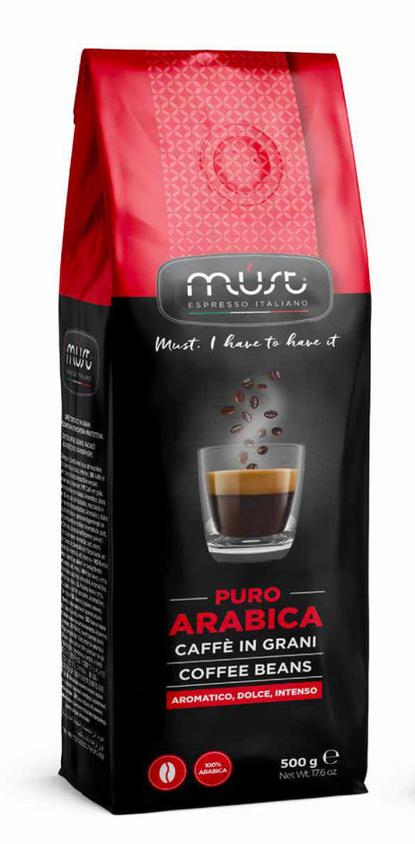 Кофе в зернах Must Pure Arabica 500гр
