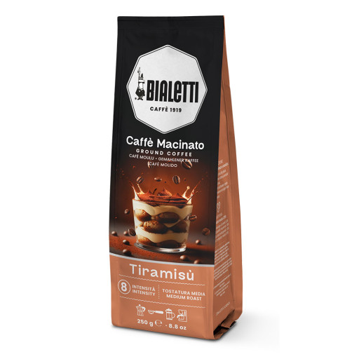 Кофе молотый Bialetti Perfetto Moka Tiramisu 250 гр 