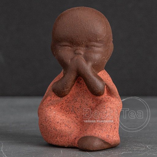 Чайная фигурка из глины Смеющийся Монах BT