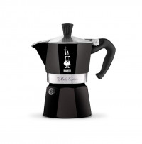 УЦЕНКА Гейзерная кофеварка Bialetti Moka Express Nera 6 порций (270 мл) цвет чёрный