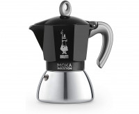 Гейзерная кофеварка Bialetti Moka Induzione Black 6 порций (280 мл) цвет черный