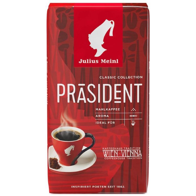 Кофе молотый Julius Meinl Prasident Президент 500 гр гр ...