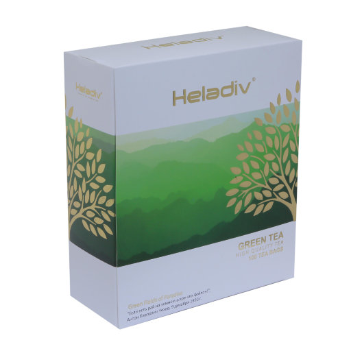 Чай зеленый листовой Heladiv HD 100 пакетики на чашку 100шт