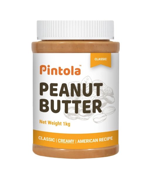 Арахисовая паста Pintola Crunchy Classic (с кусочками арахиса) 1кг