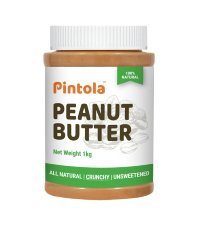 Арахисовая паста Pintola Crunchy Natural (без сахара) 1кг