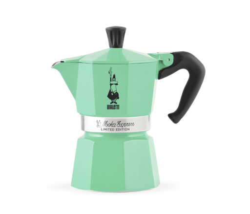 Гейзерная кофеварка Bialetti Moka Express Collection Ice 3 порции (120мл)