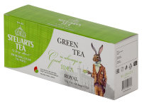 Чай зеленый листовой Steuarts Tea Royal пакетики на чашку 25шт