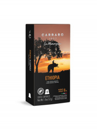 Кофе в капсулах Carraro Ethiopia стандарт Nespresso - 10шт