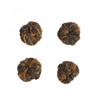 Скрученный чай Хун Лун Чжу Красная Жемчужина ЧС 13 шариков (примерно 50 грамм)