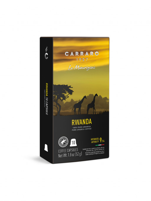 Кофе в капсулах Carraro Rwanda стандарт Nespresso - 10шт