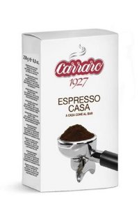 Кофе молотый Carraro Espresso Casa пачка 250гр