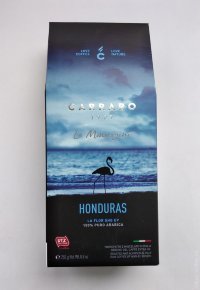 Кофе молотый Carraro Honduras пачка картон 250гр