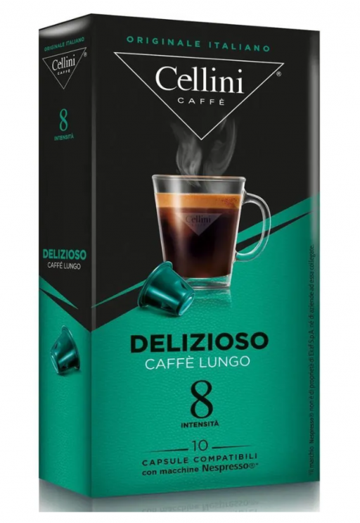 Кофе в капсулах Cellini Delizioso стандарт Nespresso - 10шт