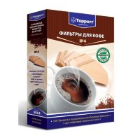 Фильтры для кофе Topperr №4 100шт