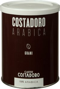 Кофе в зернах Costadoro Arabica Grani банка 250гр