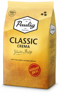 Кофе в зернах Paulig Classic Crema 1кг