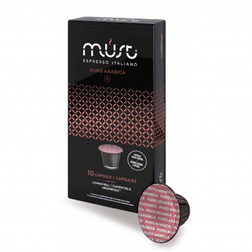 Кофе в капсулах системы Nespresso Must Puro Arabica (Арабика) 10шт