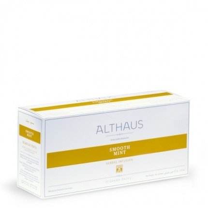 Чай травяной Althaus Smooth Mint (Нежная Мята) пакетики на чайник 20шт