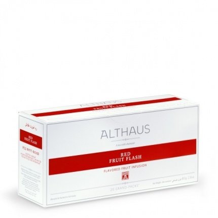 Чай фруктовый Althaus Red Fruit Flash (Ред Фрут Флаш) пакетики на чайник 20 шт