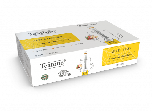 Чайный напиток Яблоко Имбирь Teatone 100 стиков
