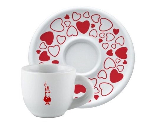 Кофейная пара Bialetti Сердечки для капучино - 250мл