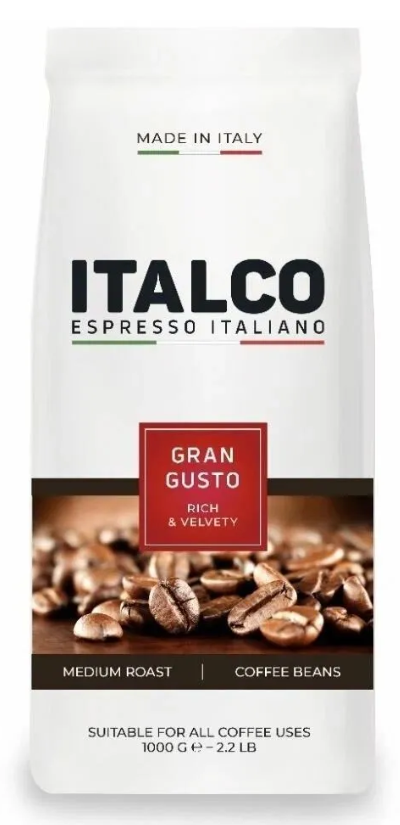 Кофе в зернах ITALCO GRAN GUSTO 1кг