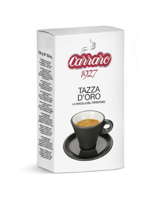 Кофе молотый Carraro Tazza D'Oro пачка 250гр