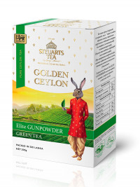 Чай зеленый листовой Steuarts Golden Ceylon Elite Gunpowder 200гр