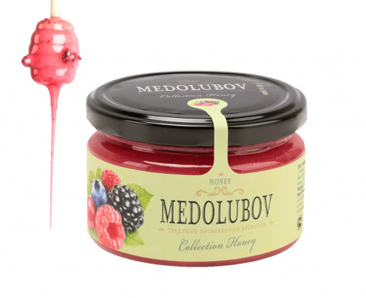 УЦЕНКА Крем-Мёд натуральный Лесные Ягоды 240гр