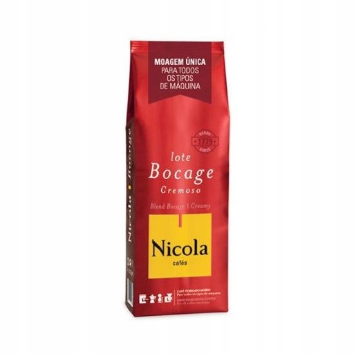 Кофе в зернах Nicola Bocage Cremoso пачка 250гр