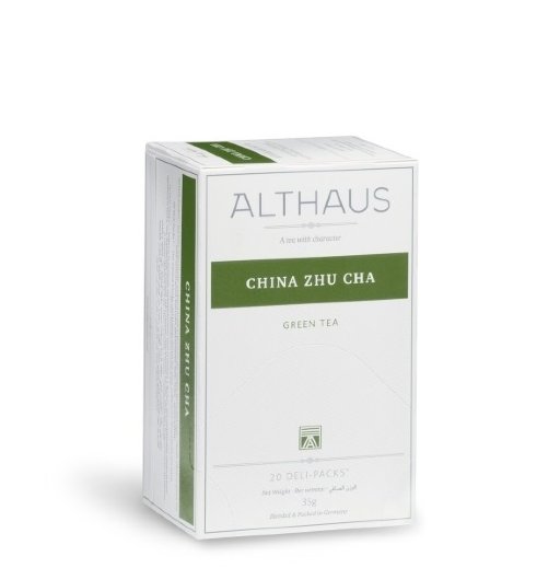 Чай зеленый Althaus Китайский Чжу Ча пакетики на чашку 20 шт