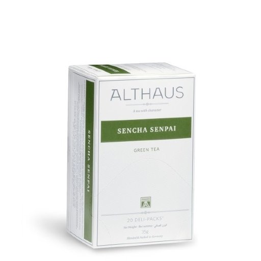 Чай зеленый Althaus Сенча Сенпай пакетики на чашку 20 шт