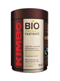 Кофе молотый Kimbo Bio Organic банка 250гр